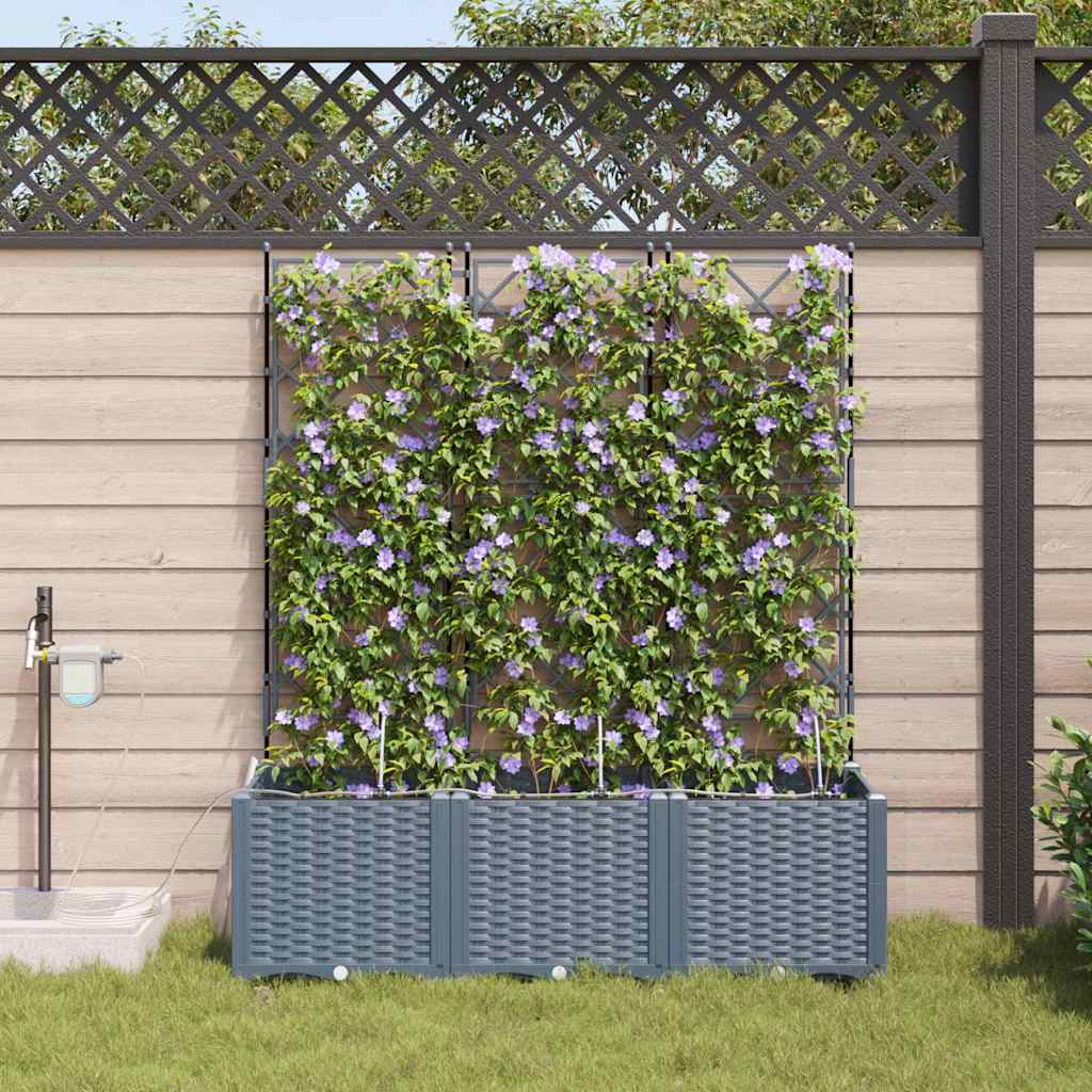 Garten-Pflanzgefäß 4 Pcs Kunststoff