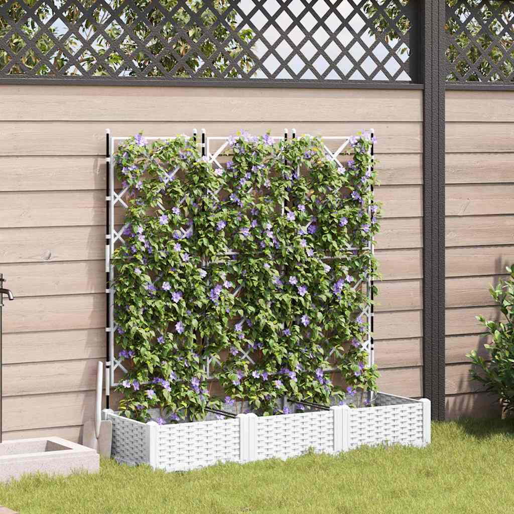 Garten-Pflanzgefäß 3 Pcs Kunststoff