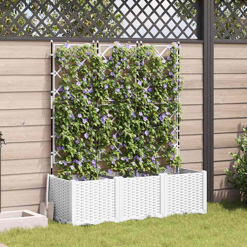 Garten-Pflanzgefäß 3 Pcs Kunststoff
