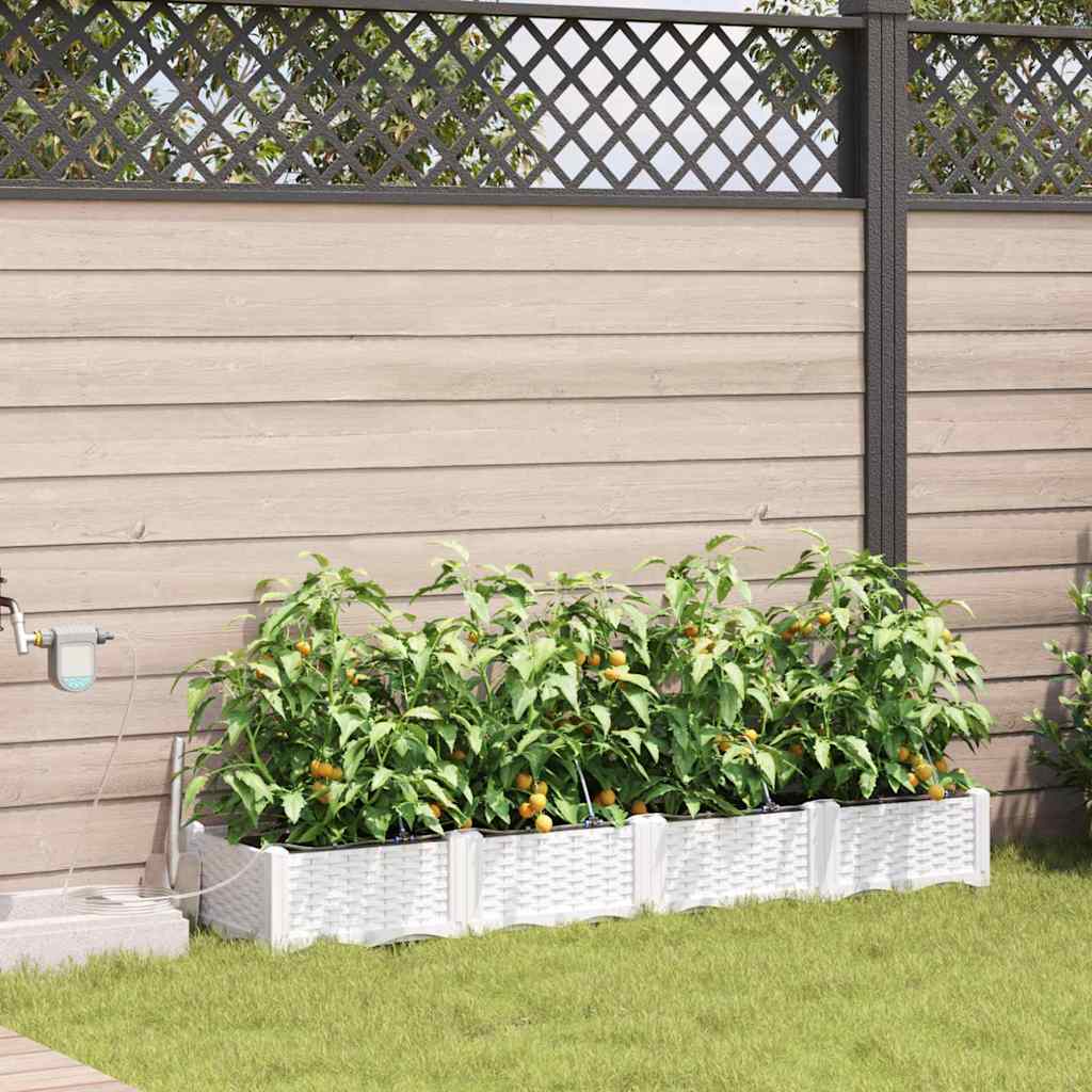 Garten-Pflanzgefäß 4 Pcs Kunststoff