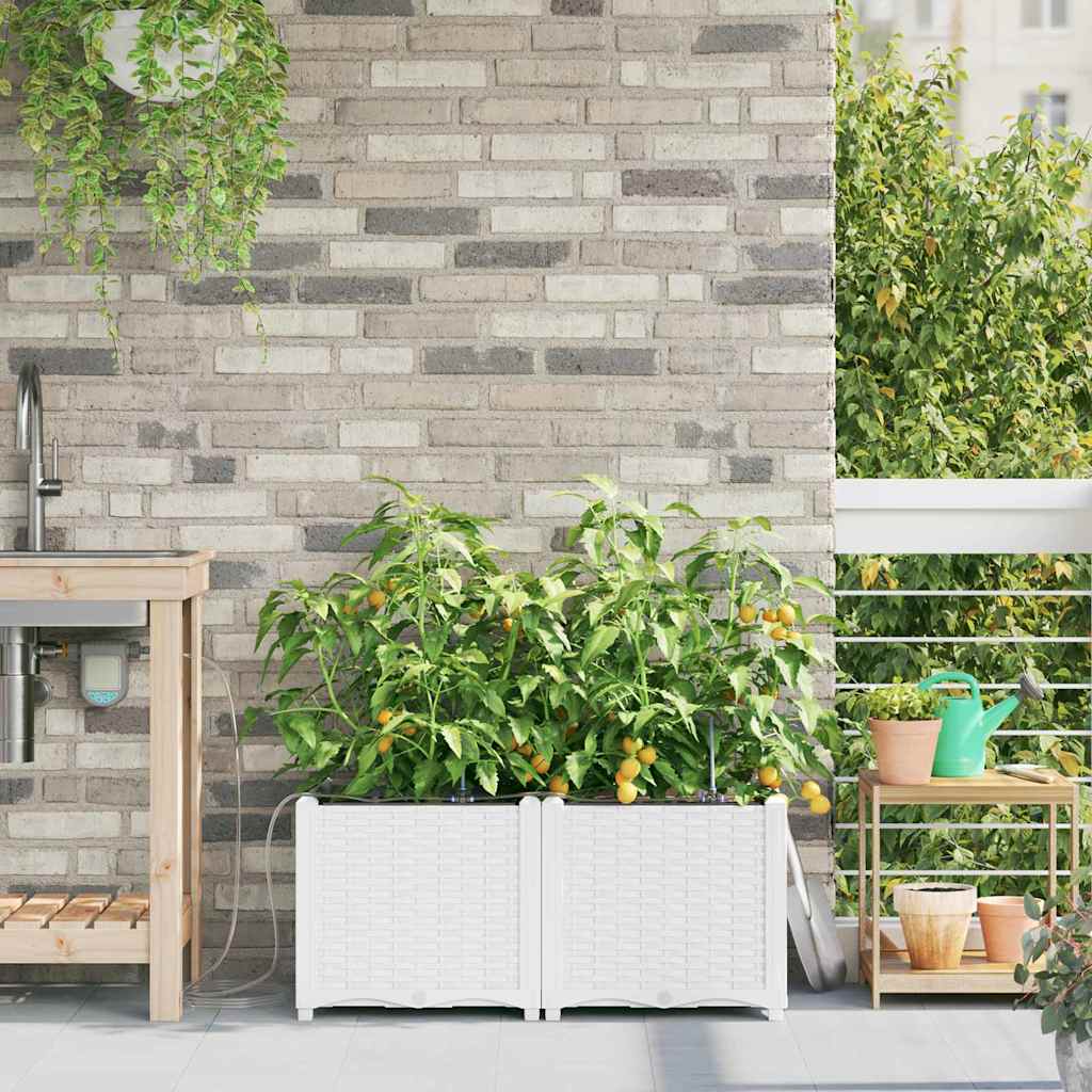 Garten-Pflanzgefäß 4 Pcs Kunststoff