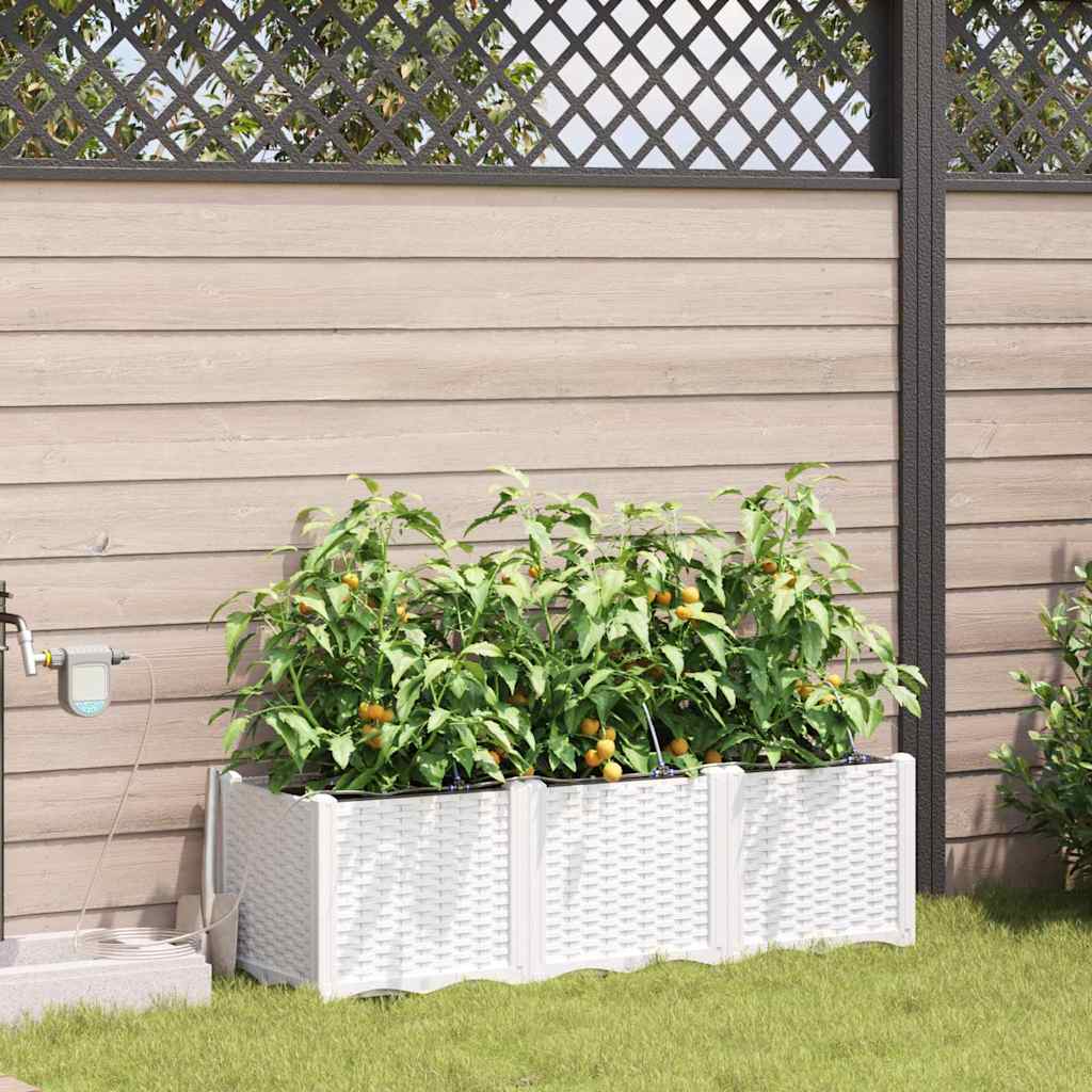 Garten-Pflanzgefäß 4 Pcs Kunststoff