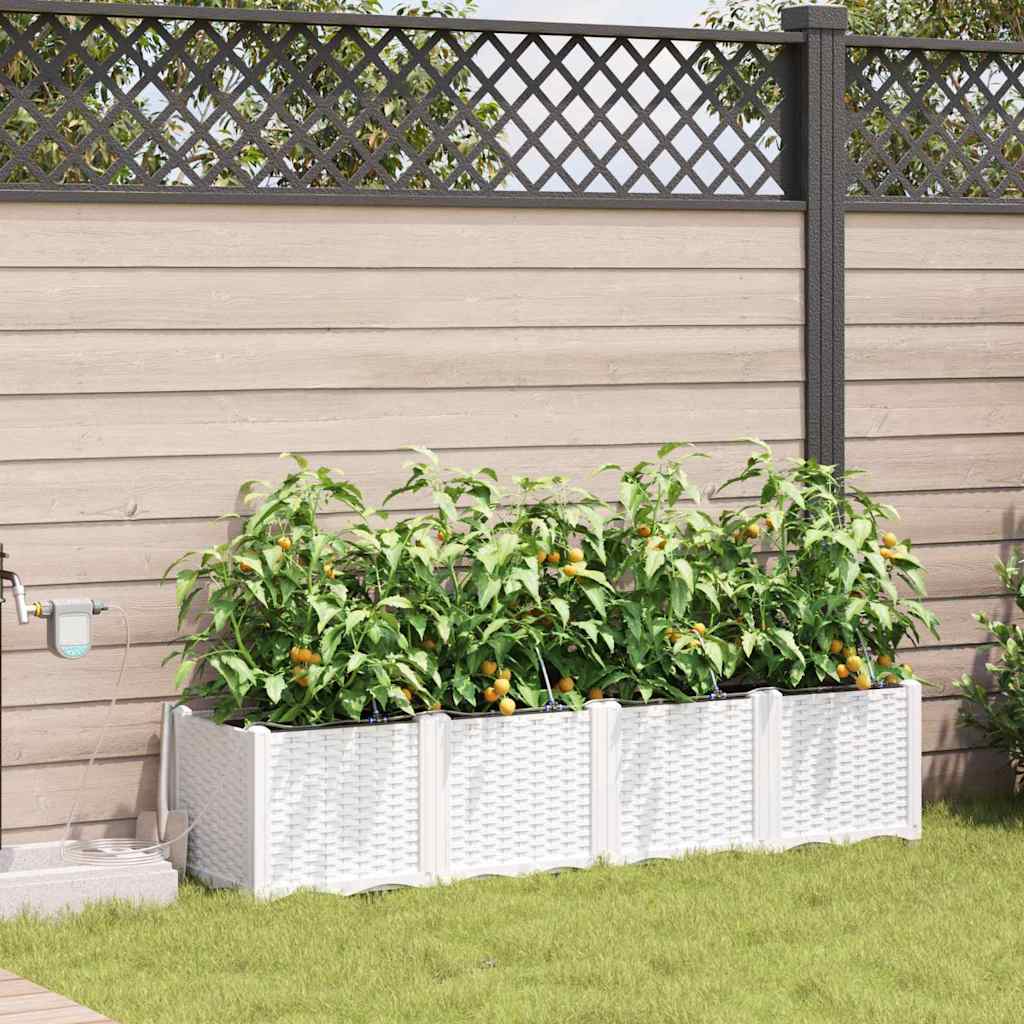 Garten-Pflanzgefäß 4 Pcs Kunststoff