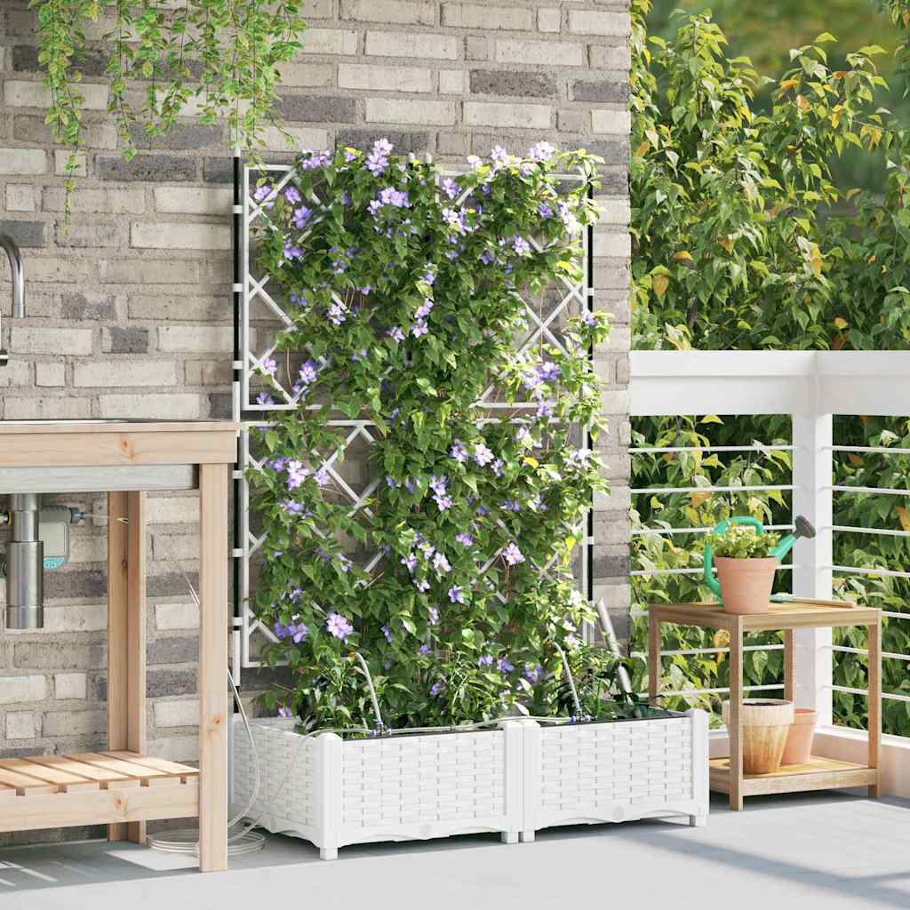 Garten-Pflanzgefäß 4 Pcs Kunststoff