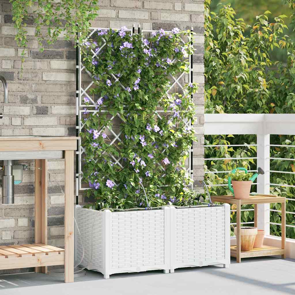 Garten-Pflanzgefäß 4 Pcs Kunststoff