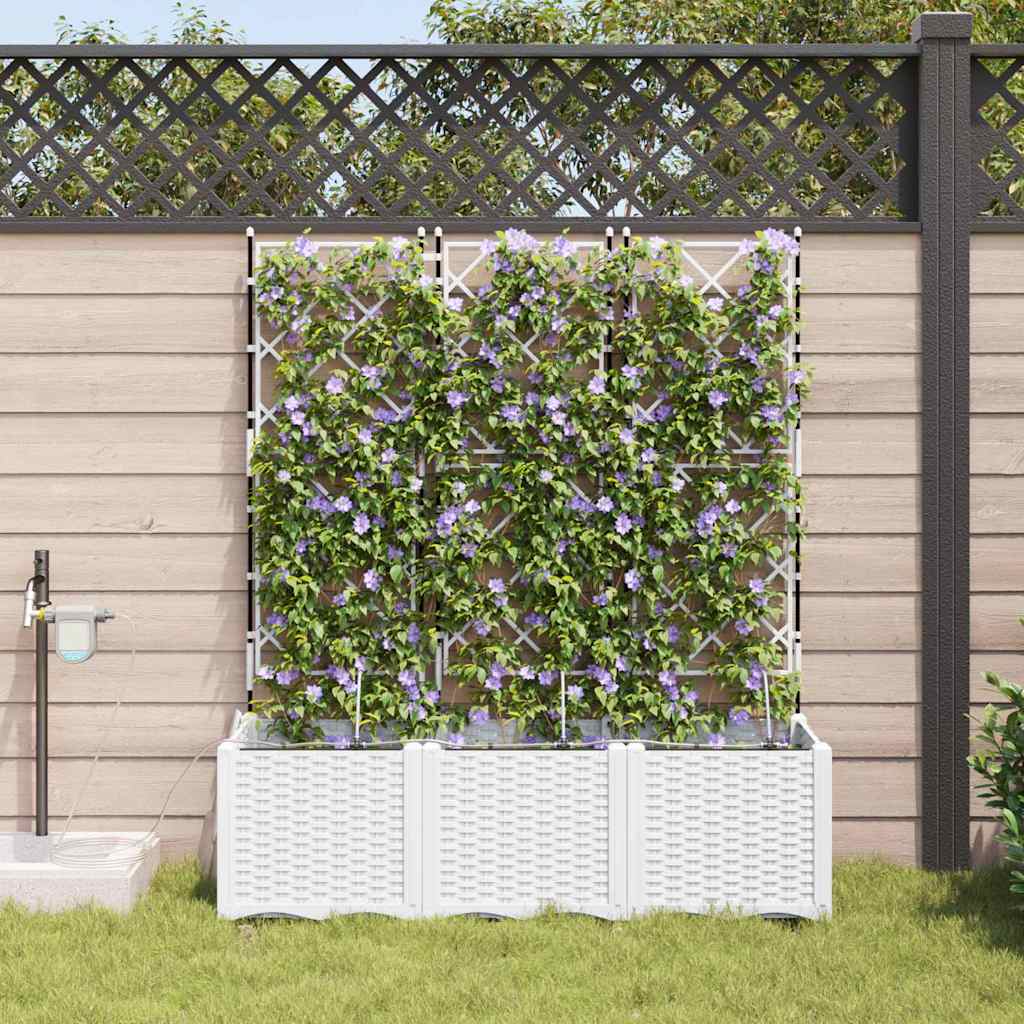Garten-Pflanzgefäß 4 Pcs Kunststoff