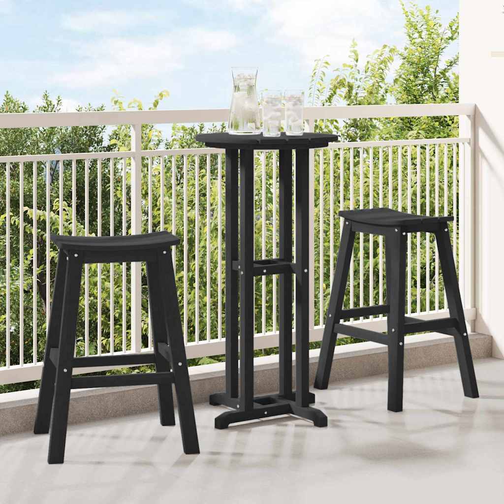 Barhocker 2 Pcs 52 X 43 X 73,5 Cm Hdpe