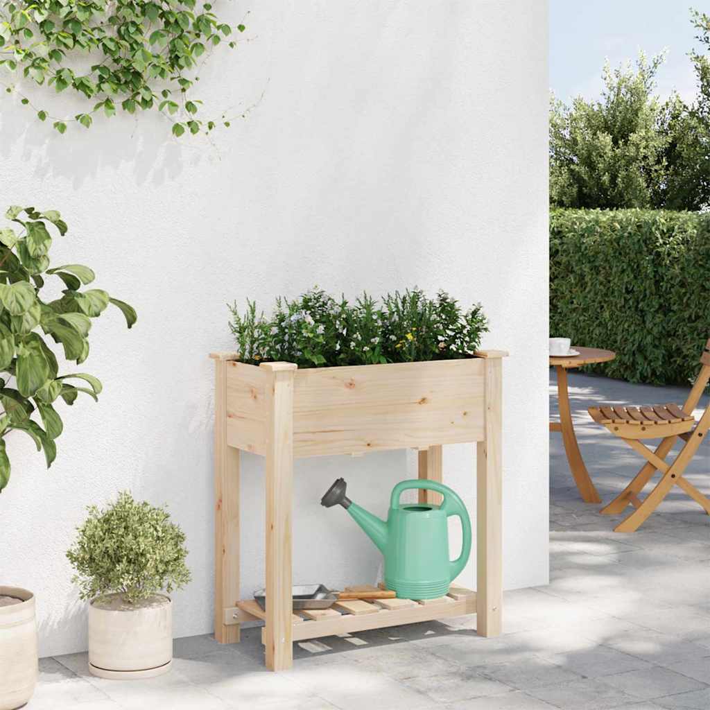 Garten-Pflanzgefäß Mit Regal Beige