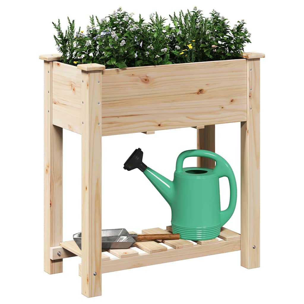 Garten-Pflanzgefäß Mit Regal Beige