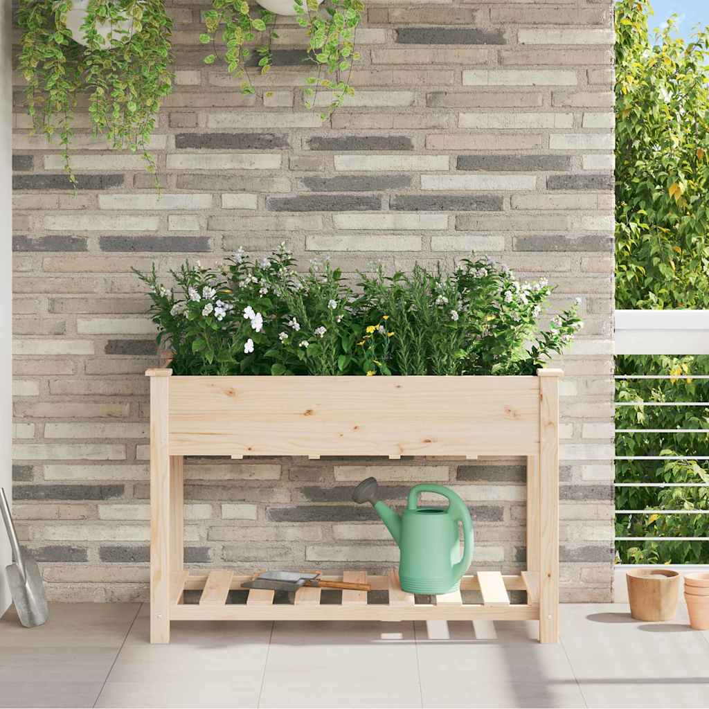 Garten-Pflanzgefäß Mit Regal Beige