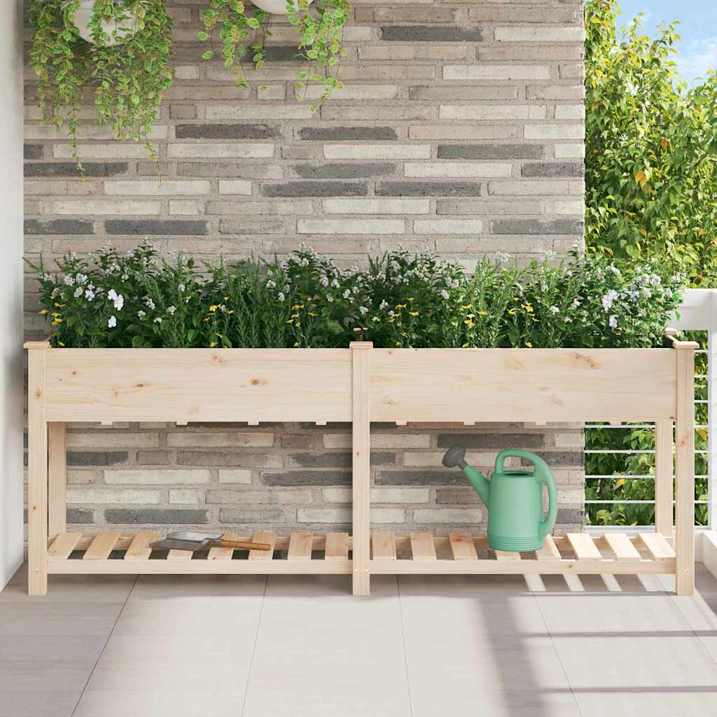 Garten-Pflanzgefäß Mit Regal Beige