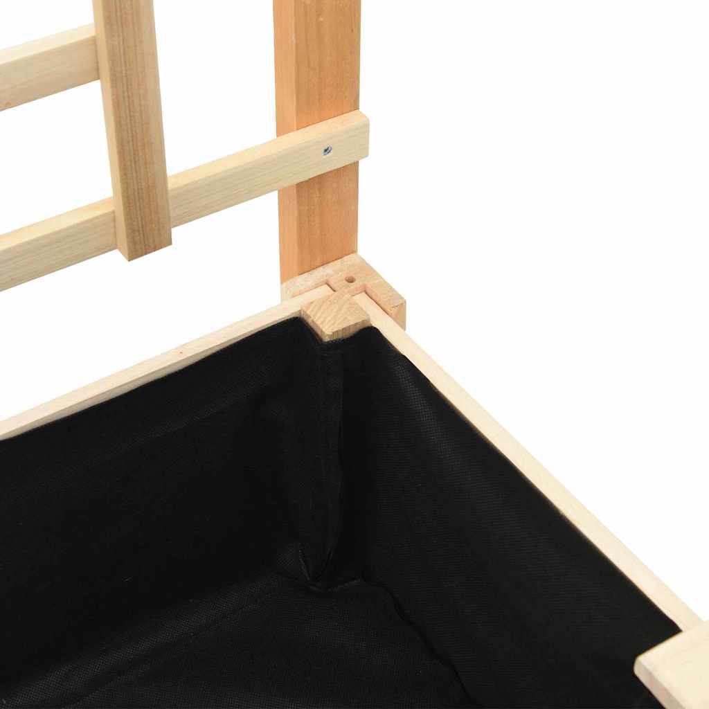 Garten-Pflanzgefäß Beige Massivholz Aus Fichte