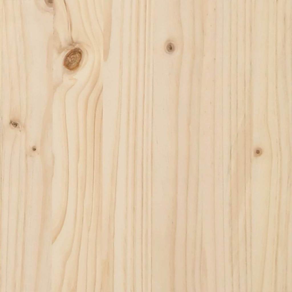 Garten-Pflanzgefäß Beige Massivholz Aus Fichte