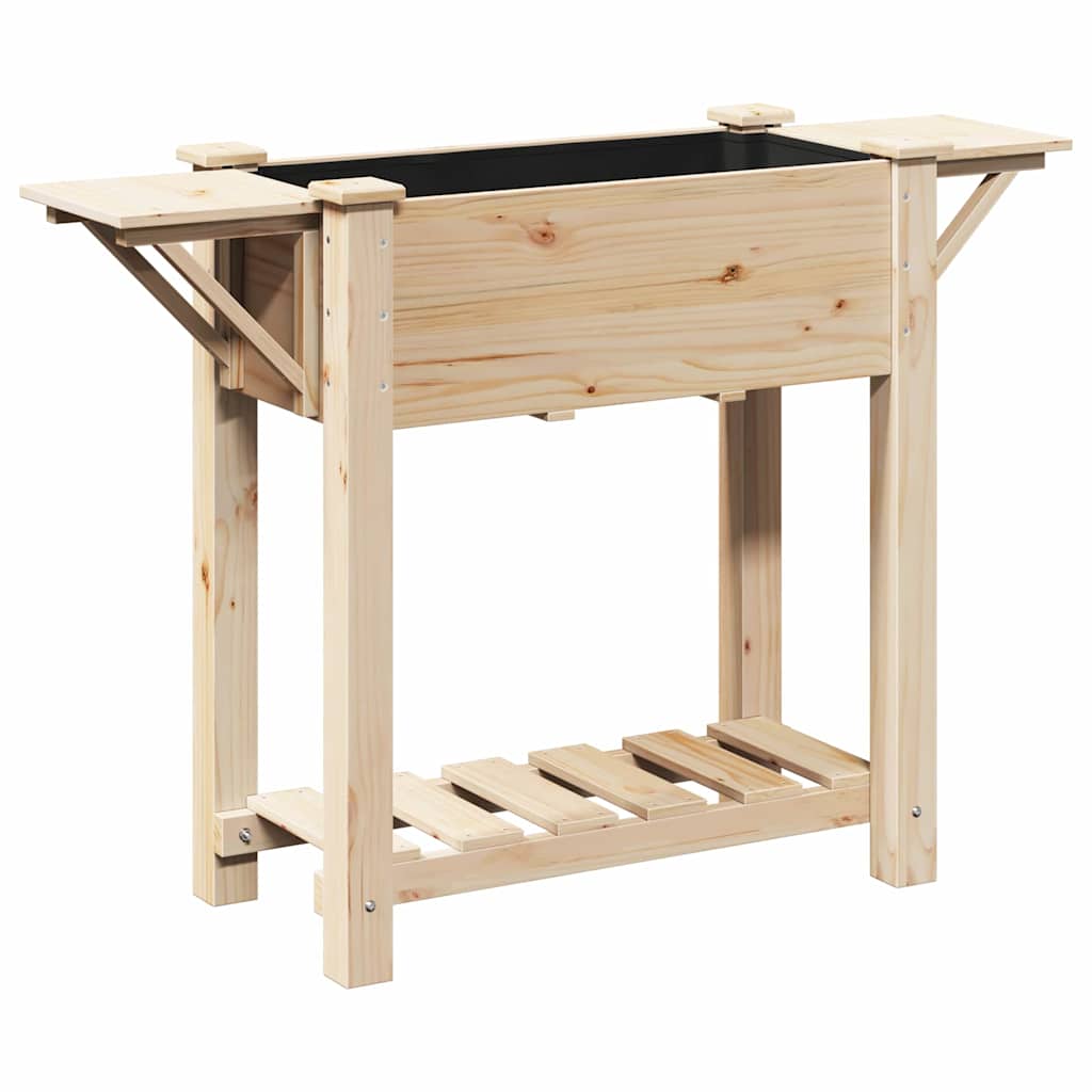 Garten-Pflanzgefäß Mit Regal Beige