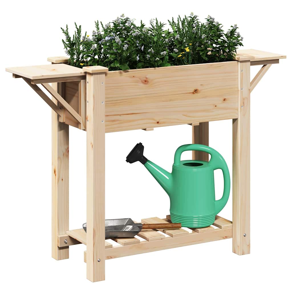 Garten-Pflanzgefäß Mit Regal Beige