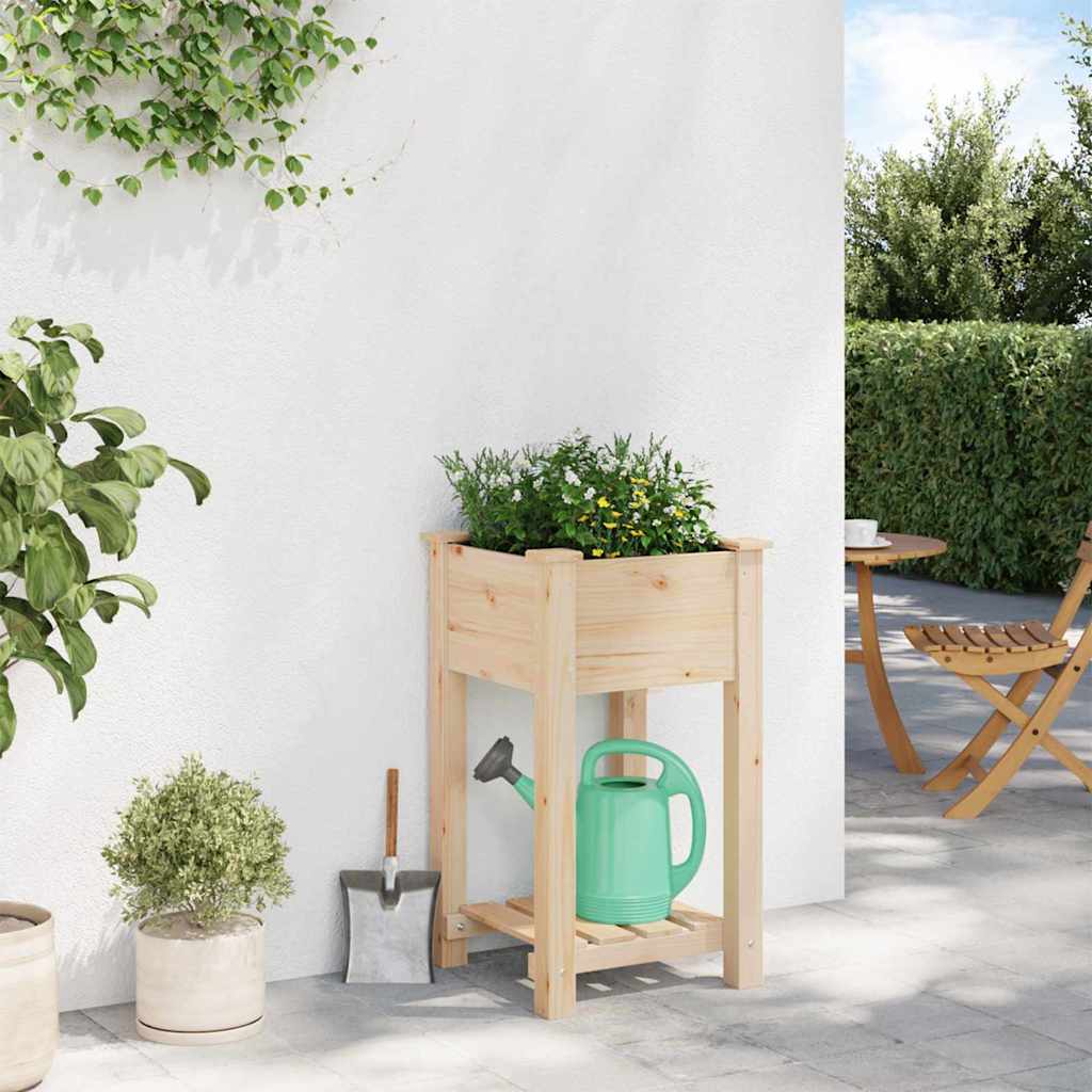 Garten-Pflanzgefäß Mit Regal Beige