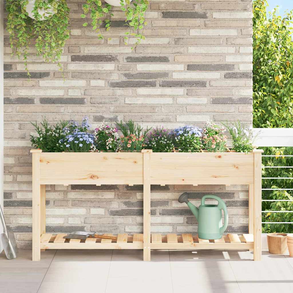 Garten-Pflanzgefäß Mit Regal Beige