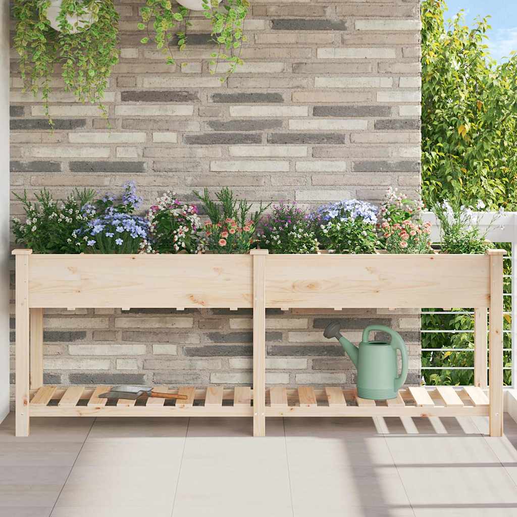 Garten-Pflanzgefäß Mit Regal Beige