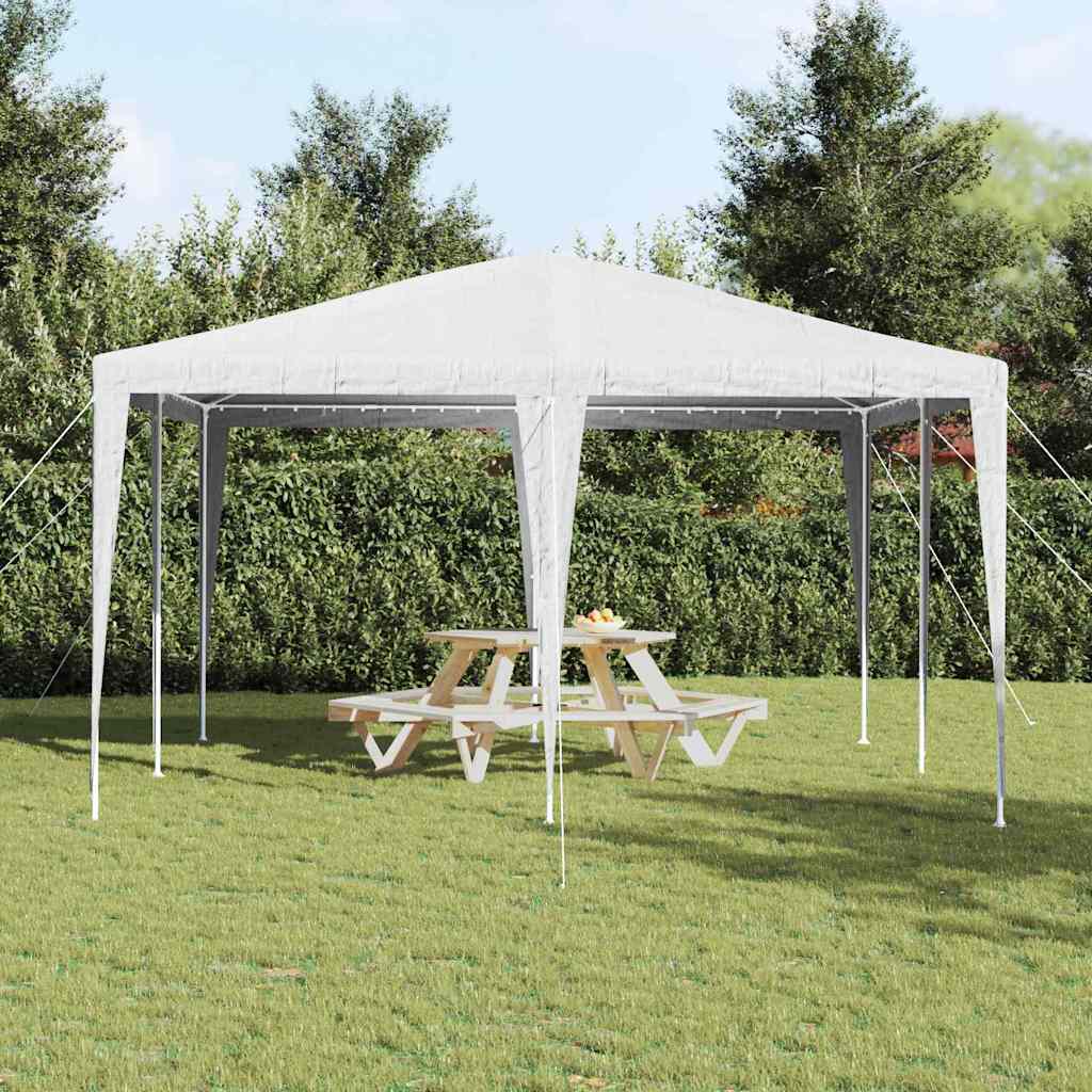 Party-Zelt 400 X 400 X 266 Cm Polyethylen Und Stahl