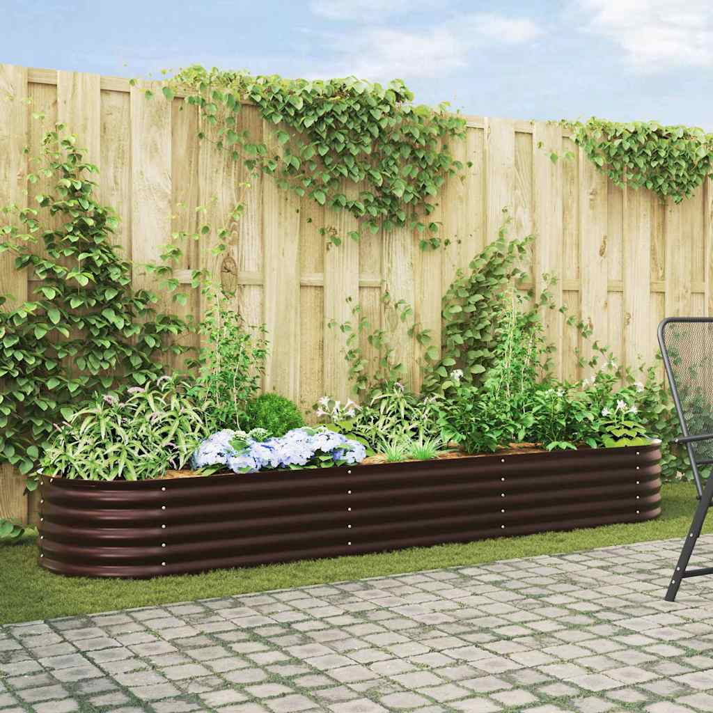 Garten-Hochbeet Verzinkter Stahl N