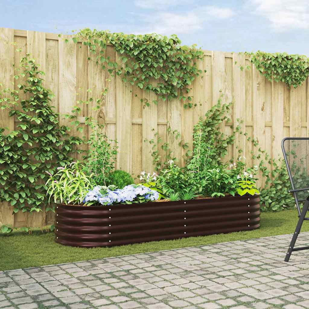 Garten-Hochbeet Verzinkter Stahl N