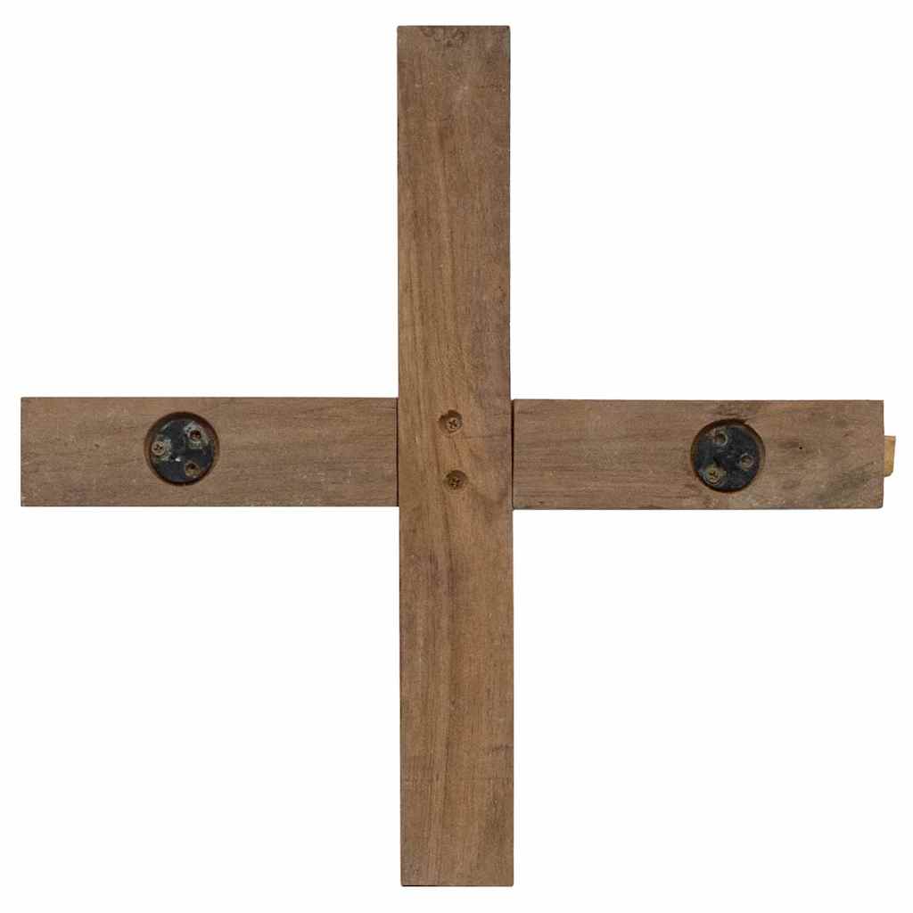 Weihnachtsbaum Mit Ständer Braun Massivholz Teak