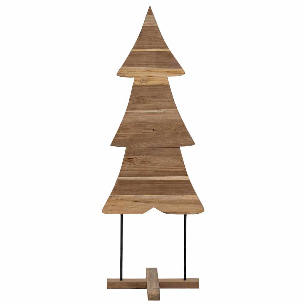 Weihnachtsbaum Mit Ständer Braun Massivholz Teak