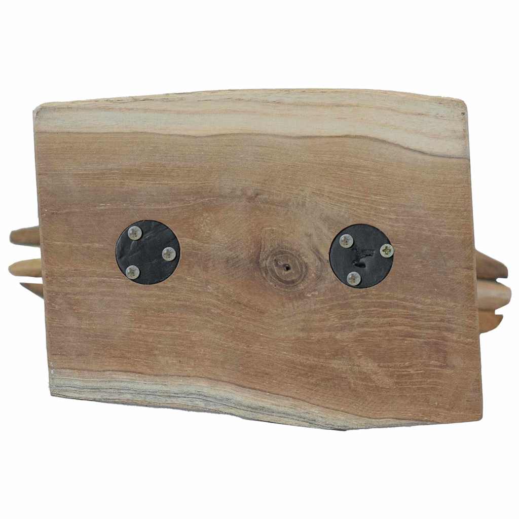 Weihnachtsstern Braun Massivholz Teak