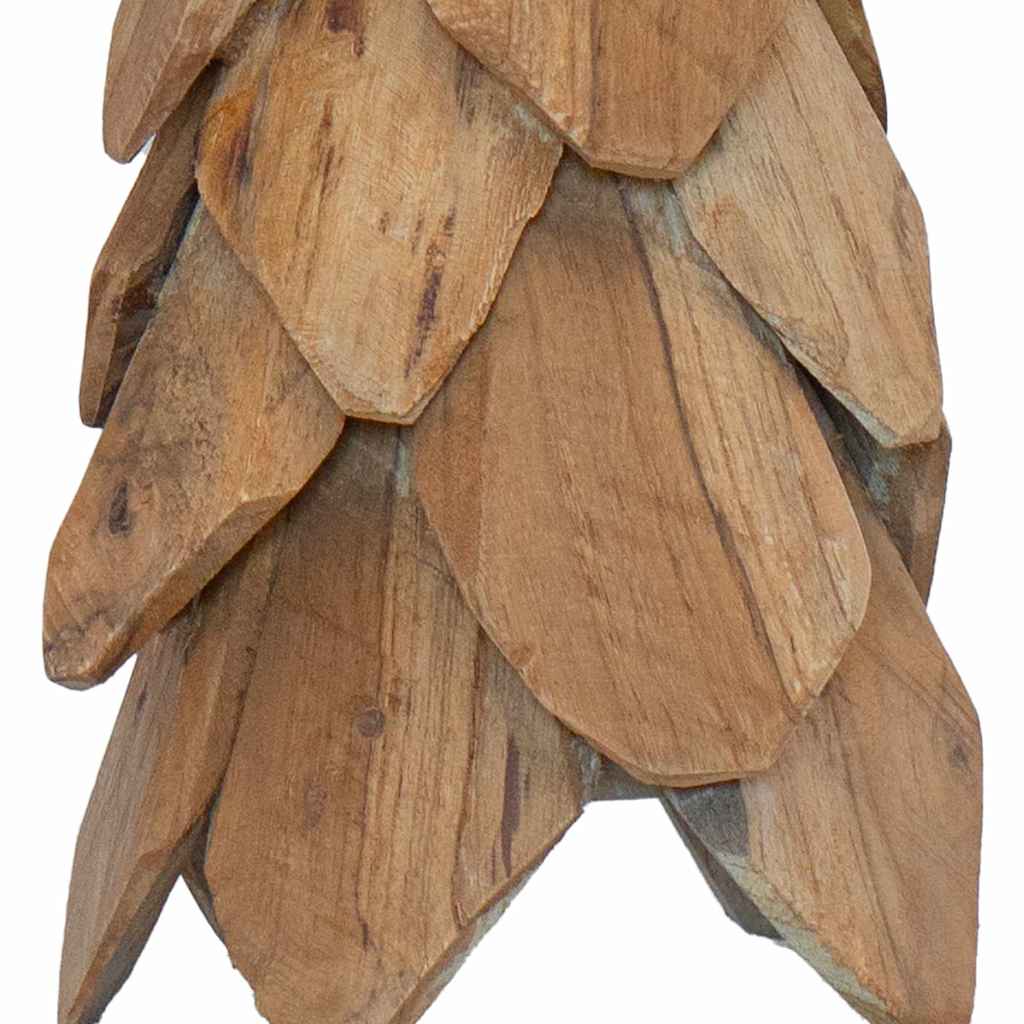 Weihnachtsbaum Mit Ständer Braun Massivholz Teak