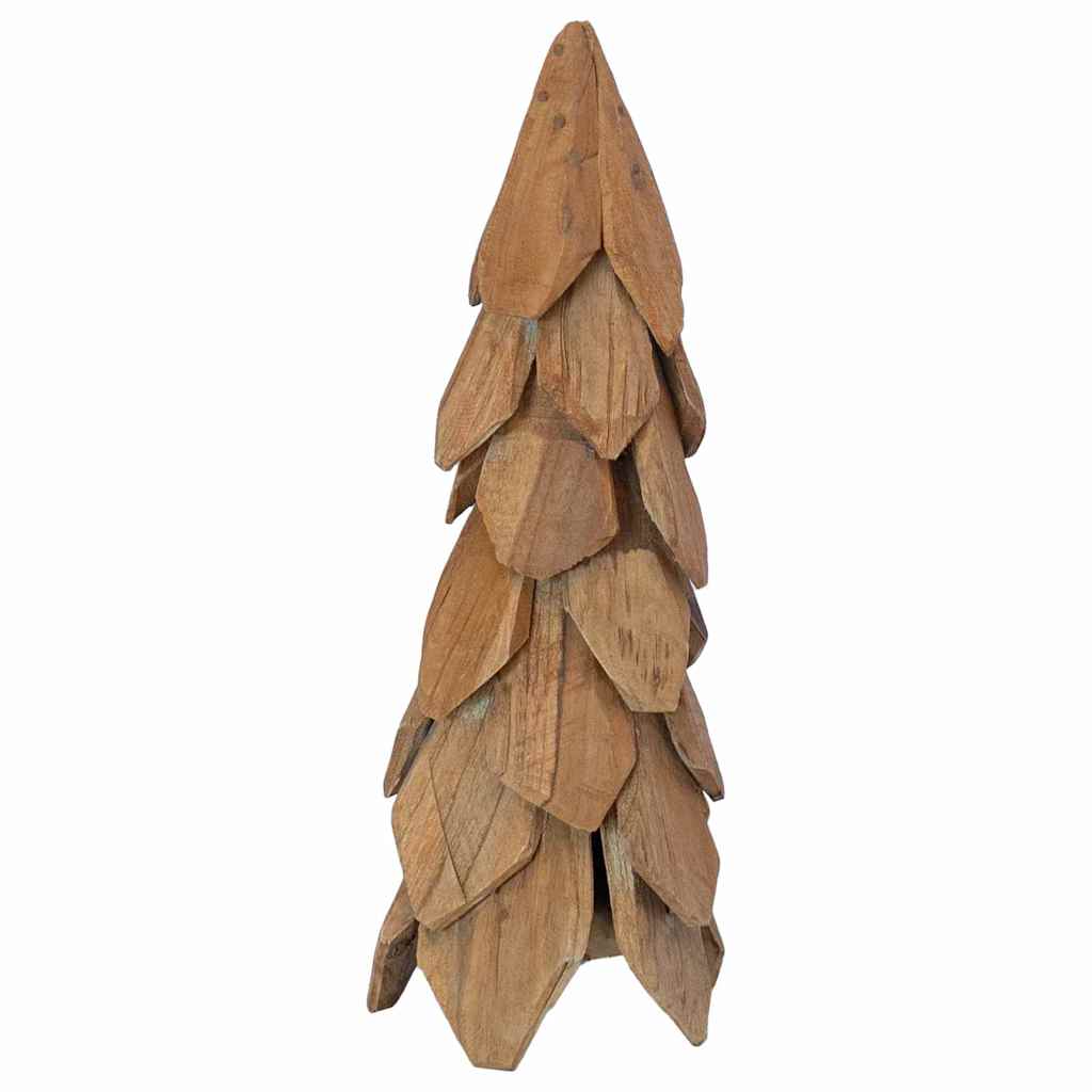 Weihnachtsbaum Mit Ständer Braun Massivholz Teak