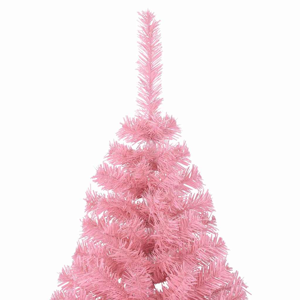 Künstlicher Vorbeleuchteter Weihnachtsbaum Pvc Rosa
