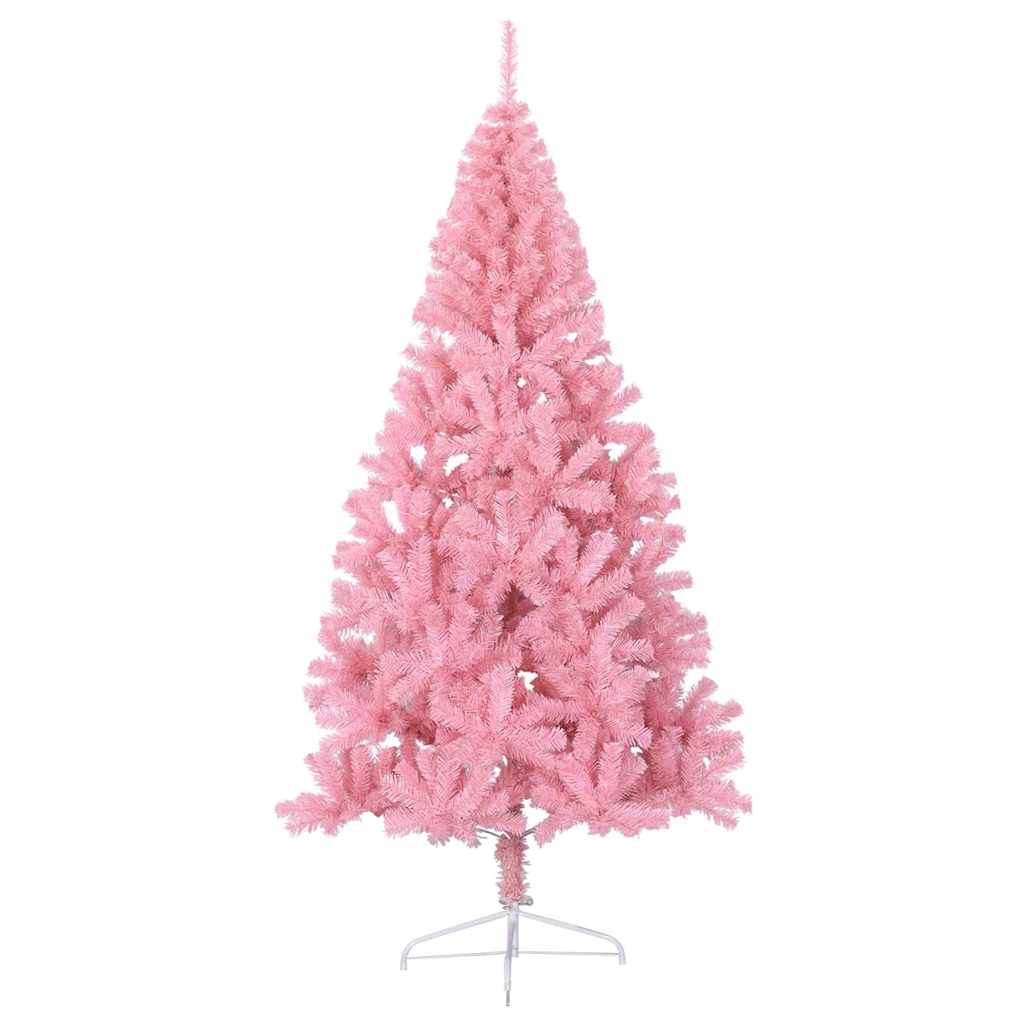 Künstlicher Vorbeleuchteter Weihnachtsbaum Pvc Rosa