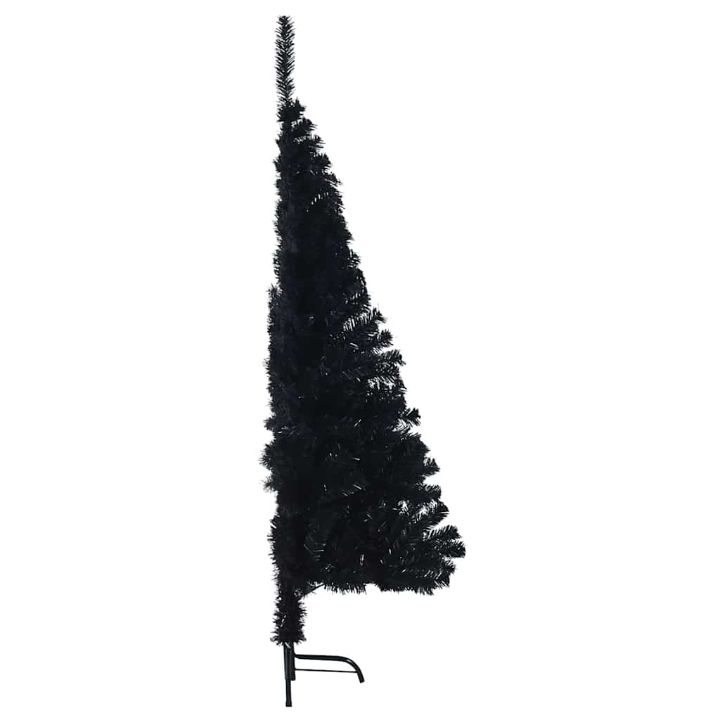 Künstlicher Vorbeleuchteter Weihnachtsbaum Pvc Schwarz