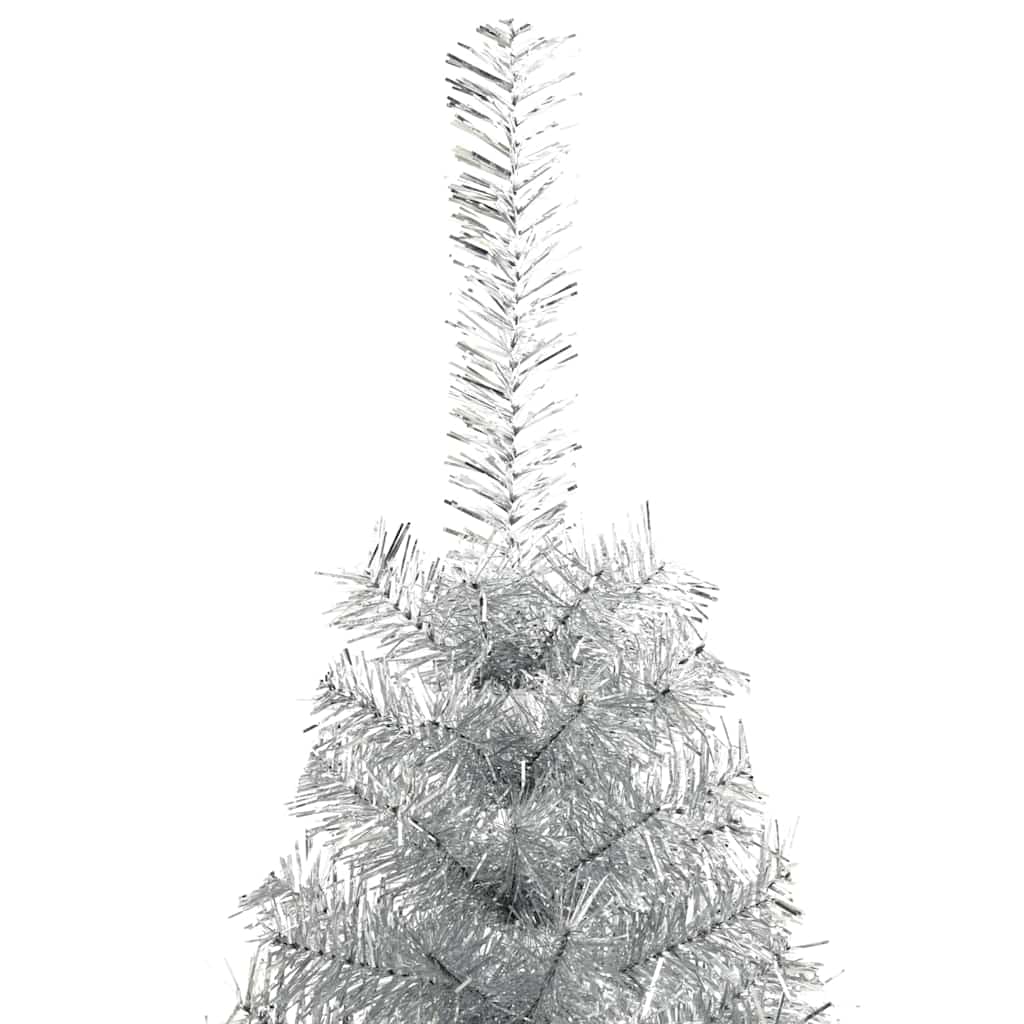 Künstlicher Vorbeleuchteter Weihnachtsbaum Pet Silber