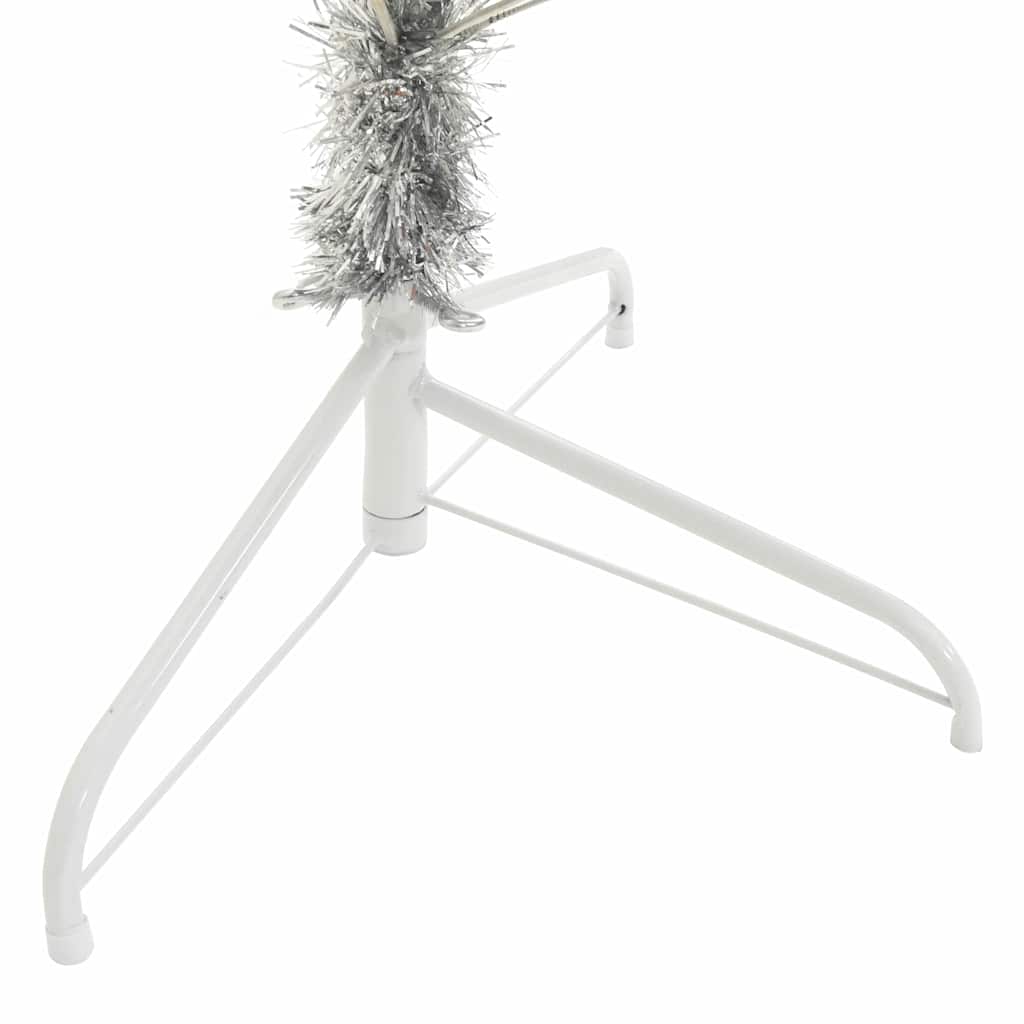 Künstlicher Vorbeleuchteter Weihnachtsbaum Pet Silber