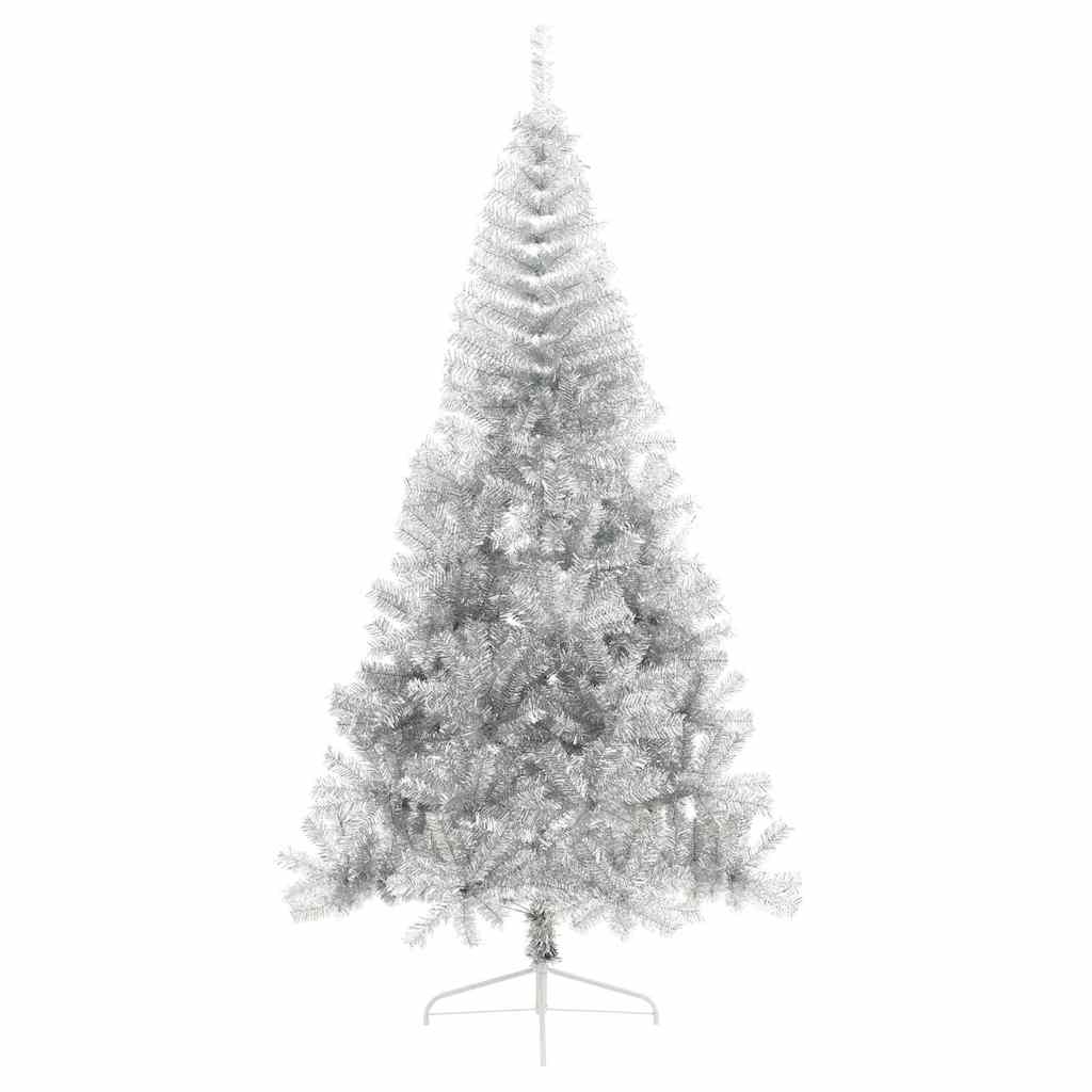 Künstlicher Vorbeleuchteter Weihnachtsbaum Pet Silber