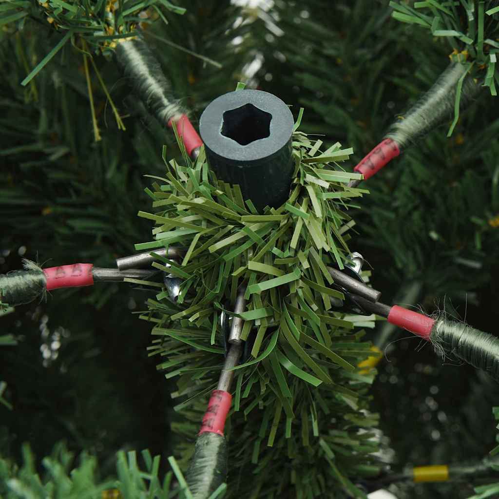 Künstlicher Klappbarer Weihnachtsbaum Pe Und Pvc Grün