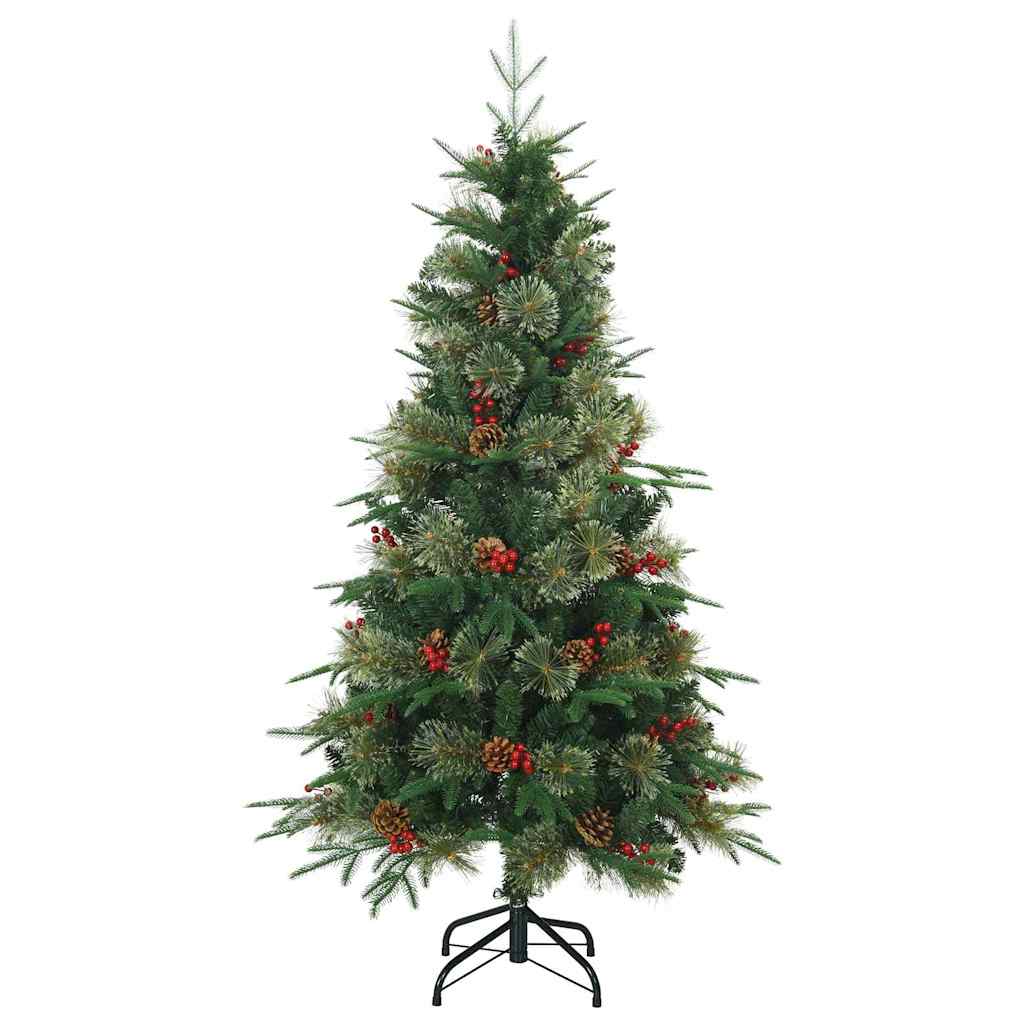 Künstlicher Klappbarer Weihnachtsbaum Pe Und Pvc Grün