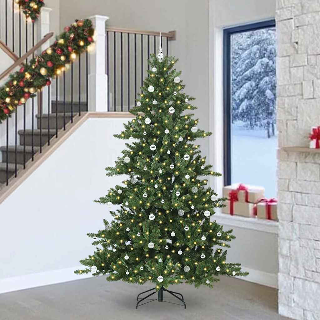 Künstlicher Klappbarer Weihnachtsbaum Pvc Und Stahl
