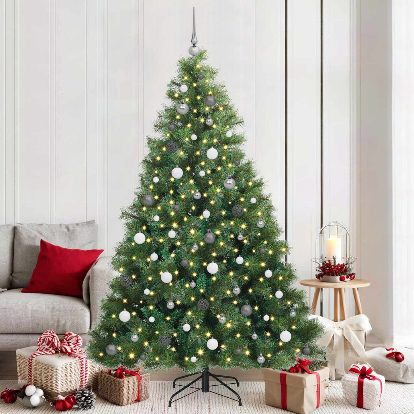 Künstlicher Weihnachtsbaum Mit 150 Leds Pe Und Pvc