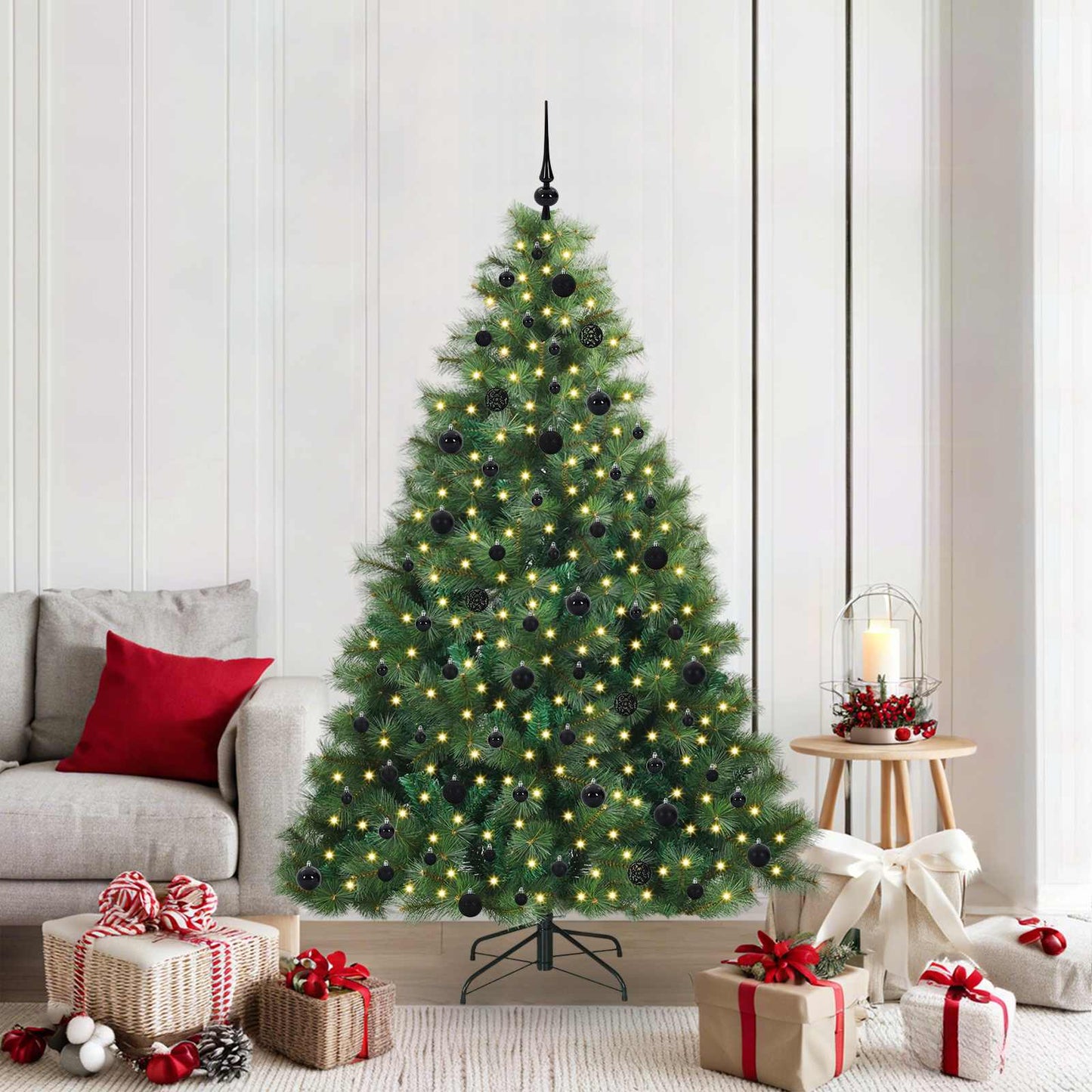 Künstlicher Weihnachtsbaum Mit 150 Leds Pe Und Pvc