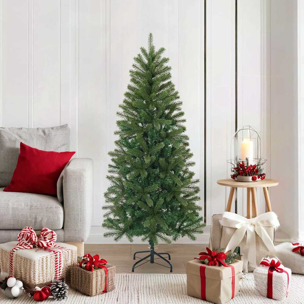 Künstlicher Weihnachtsbaum Grün Pvc, Pe Und Stahl