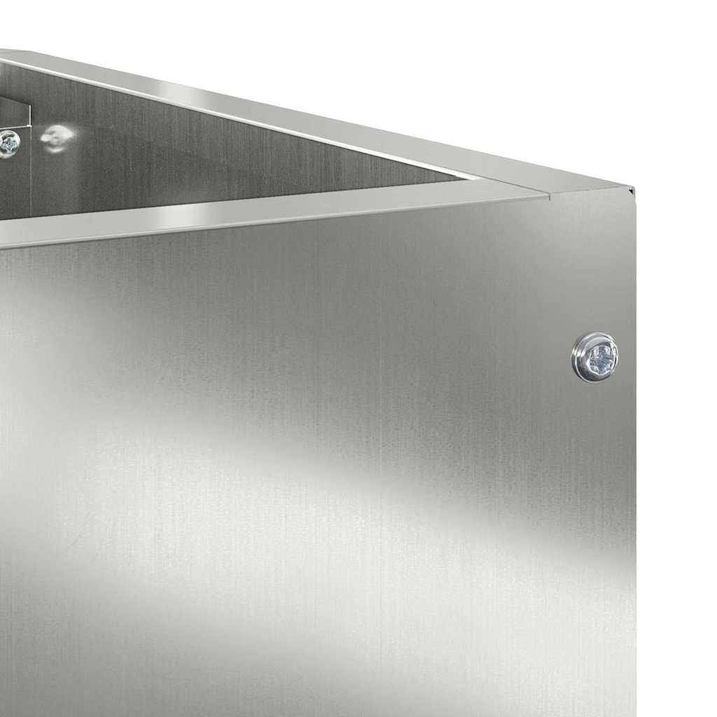 Eckpflanzer Silber