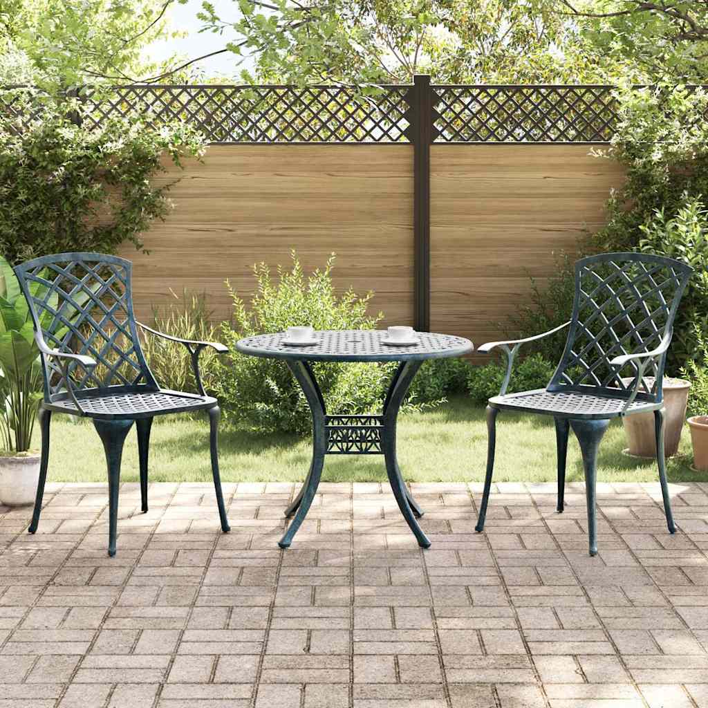 3-Tlg. Bistro-Set Aluminiumguss