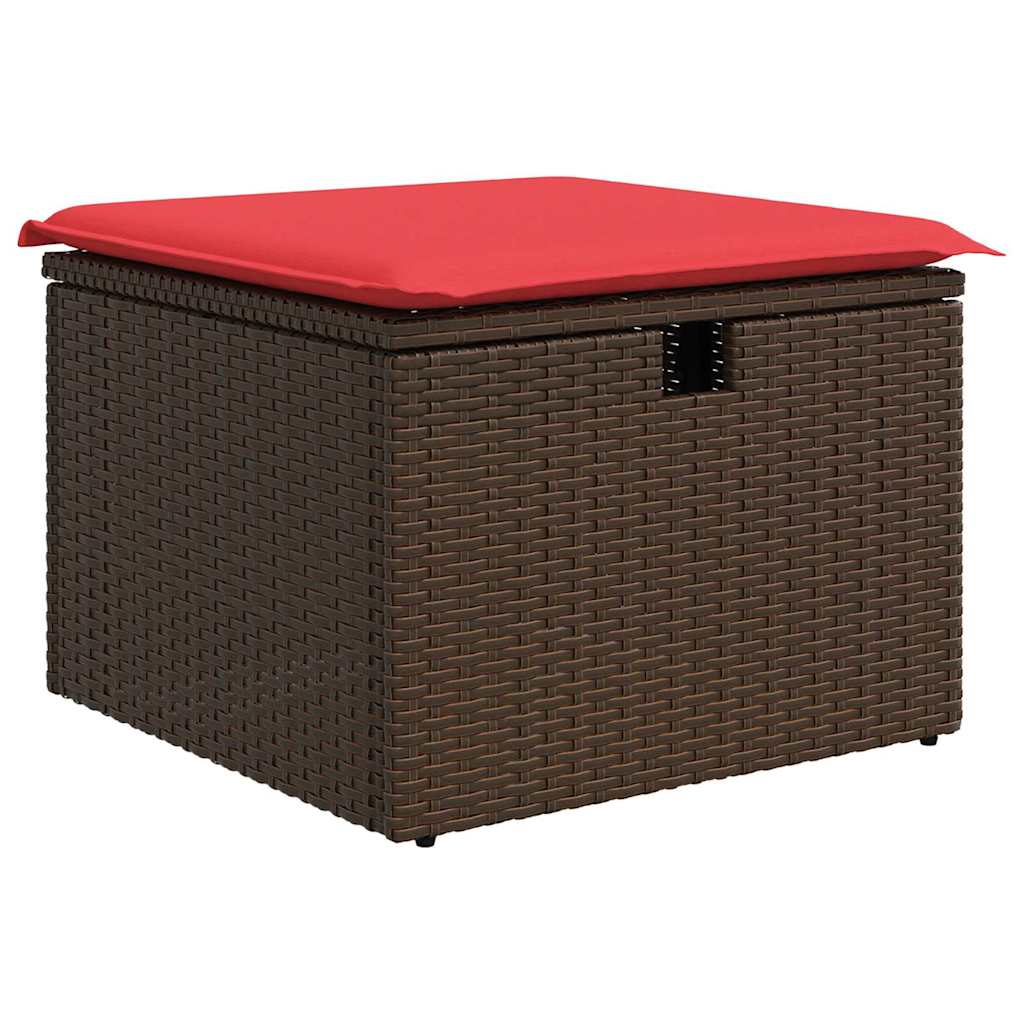 Sofa Set Mit Kissen 6 Pcs Poly-Rattan