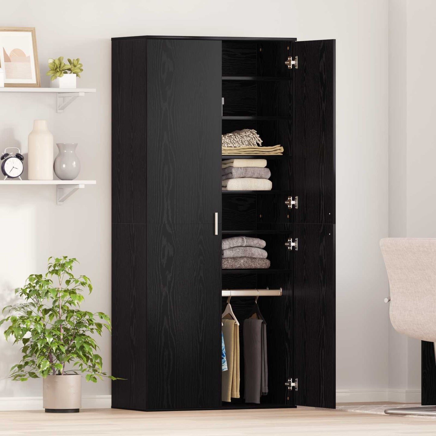 Hochschrank 80 X 39 X 178 Cm Holzwerkstoff