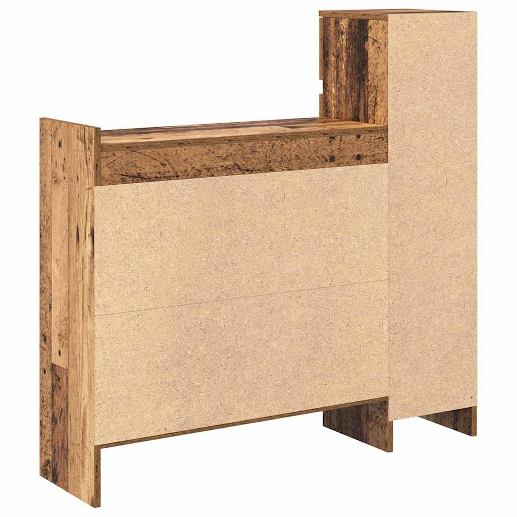 Schuhschrank Mit Tür 100,5 X 28 X 100 Cm Holzwerkstoff