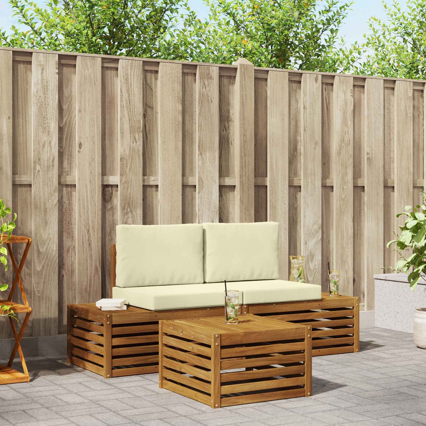 Outdoor-Sofagarnitur 4 Stück