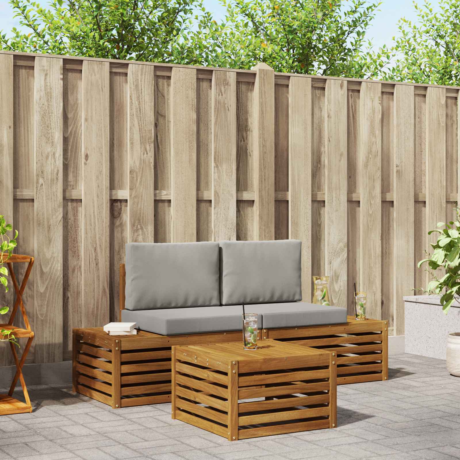 Outdoor-Sofagarnitur 4 Stück