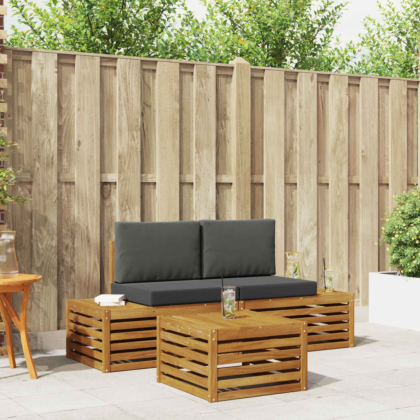 Outdoor-Sofagarnitur 4 Stück